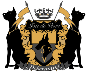 Joie de Vivre Dobermans logo 3